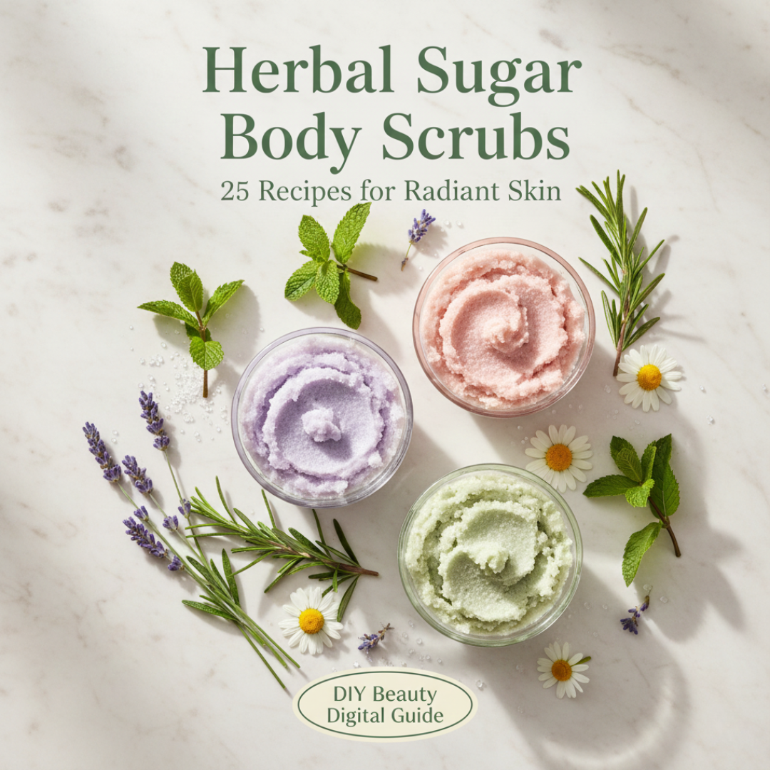Herbal Sugar Body Scrubs – 25 Recipes for Radiant, Glowing Skin
